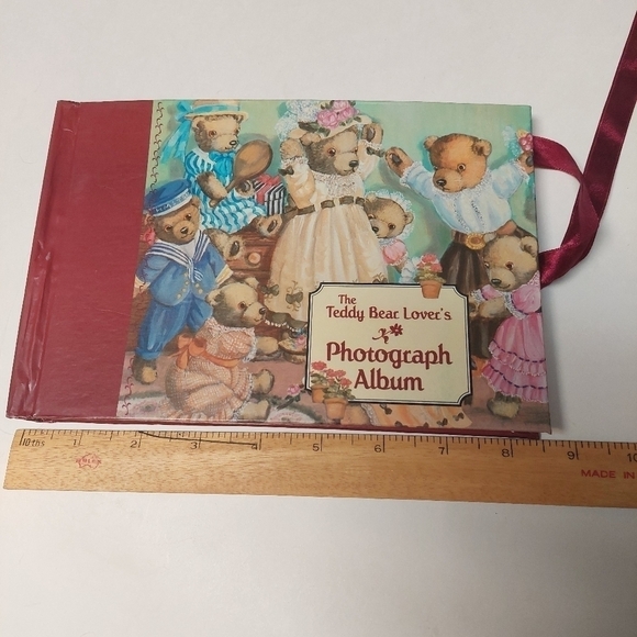 Vintage 1996 Teddy Bear Lover's Photography Album (Hardcover-Red) - Picture 6 of 7